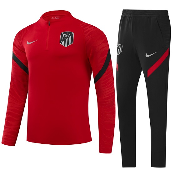 Kids Atletico Madrid 21/22 Tracksuit - Red